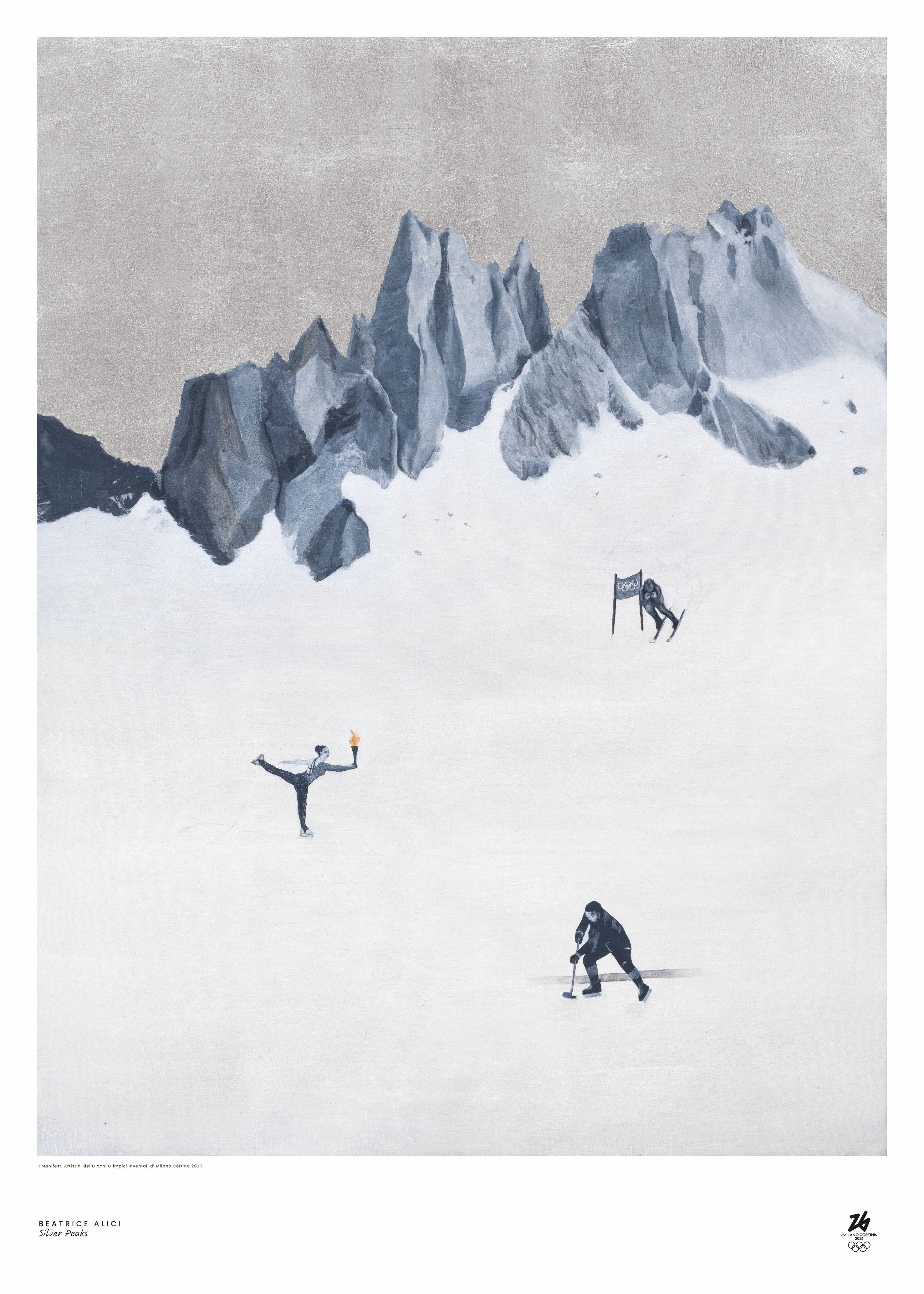 Postere Milano Cortina 2025 Beatrice Alici