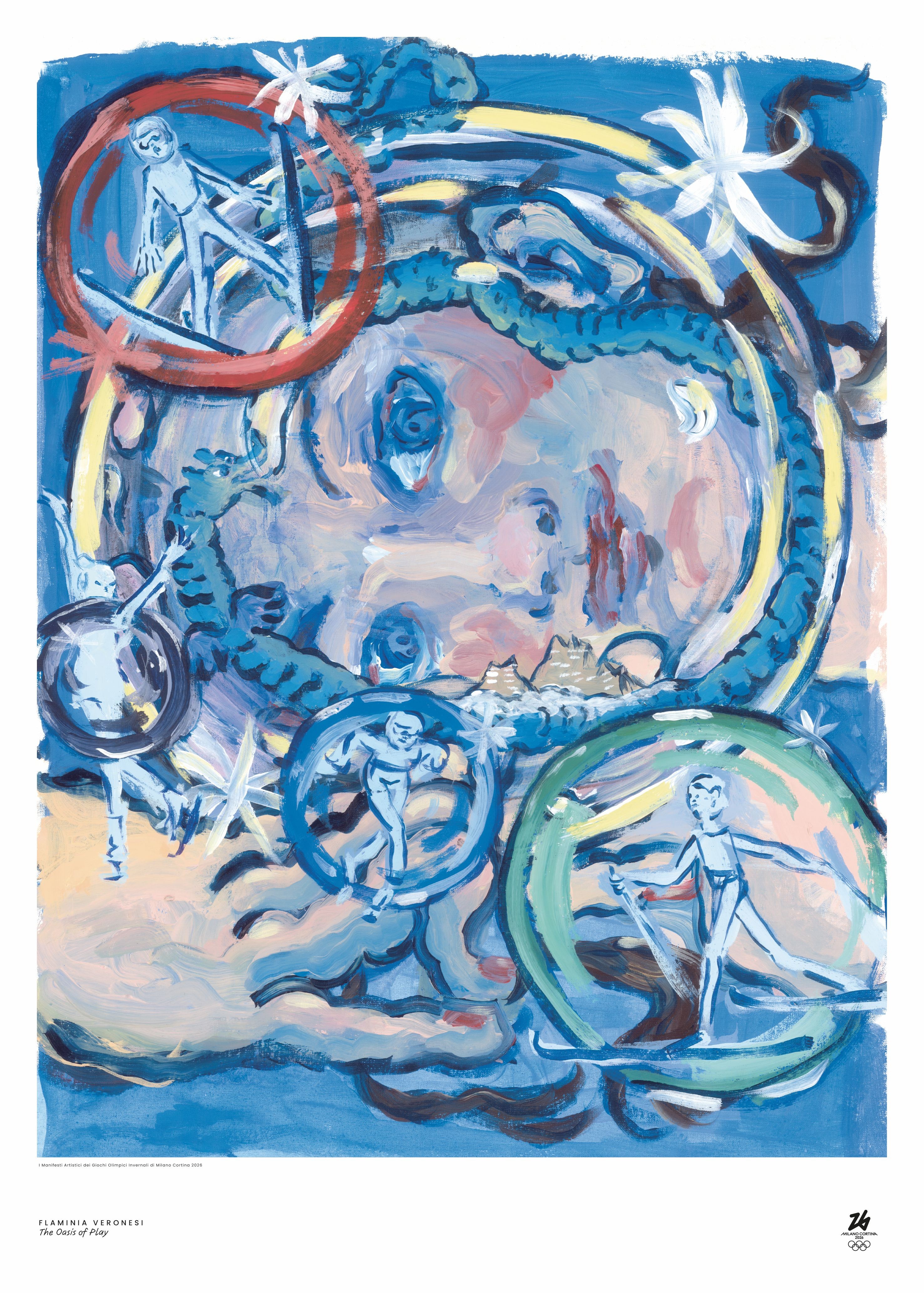 Postere Milano Cortina 2025 Flaminia Veronesi