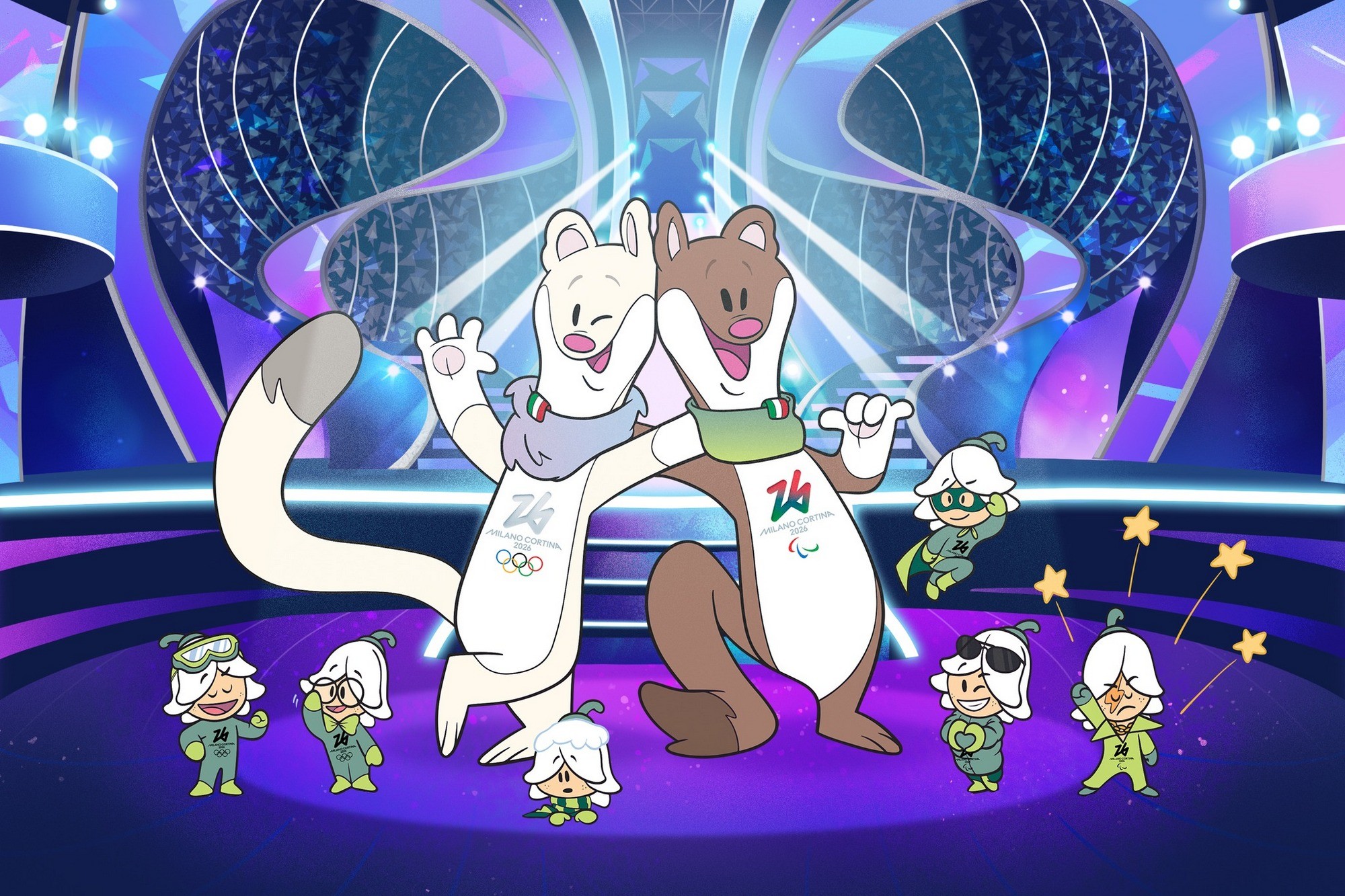 Mascotele Milano Cortina2026