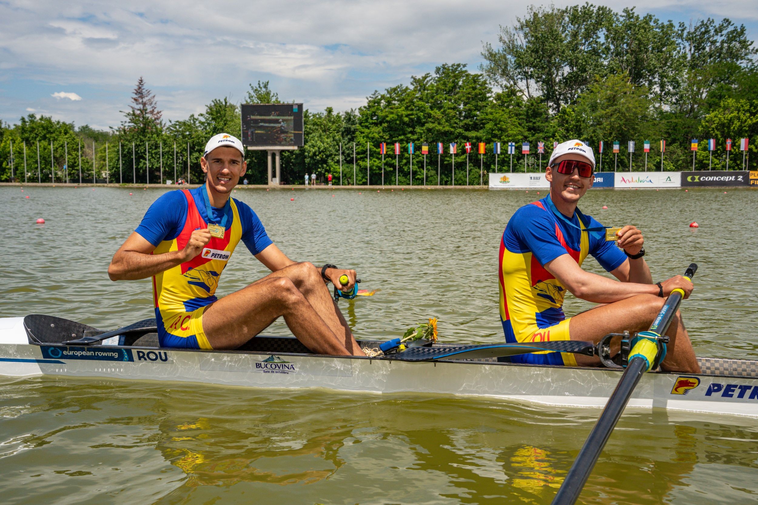 Florin Arteni Florin Lehaci Ce Canotaj2025 Barca