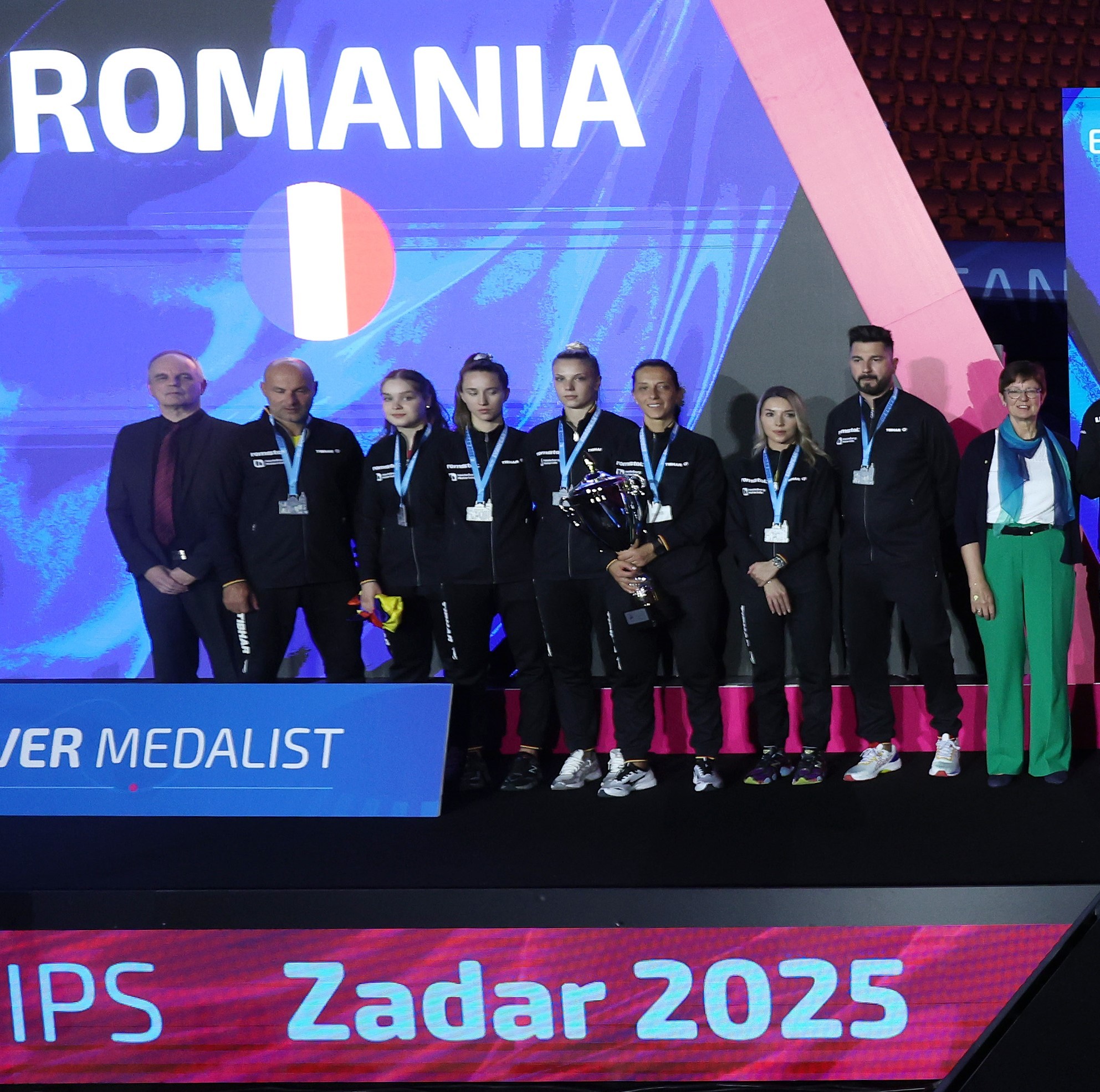 Podium Echipa Feminin Tenis De Mas Ce Zadar 2025 01