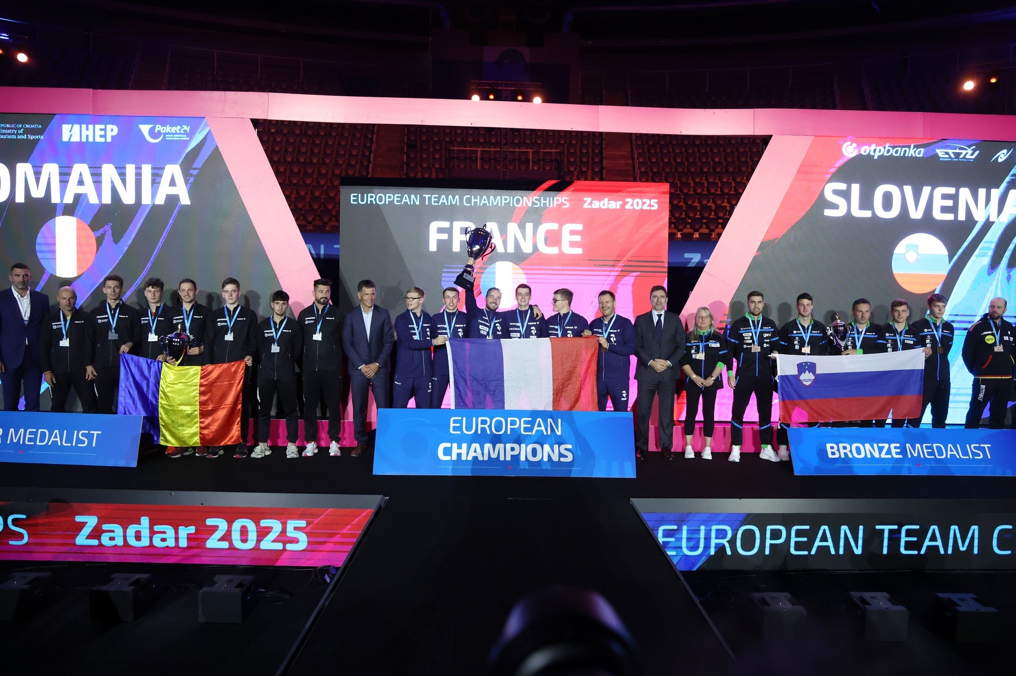 Podium Echipa Masculin Tenis De Mas Ce Zadar 2025 3